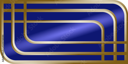 geometric composition, lines or planes with gradient colors blue and gold brown as inspiration in applied art design or graphic design