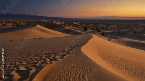 Fototapeta Naklejka Na Ścianę i Meble -  sand dunes sunset
