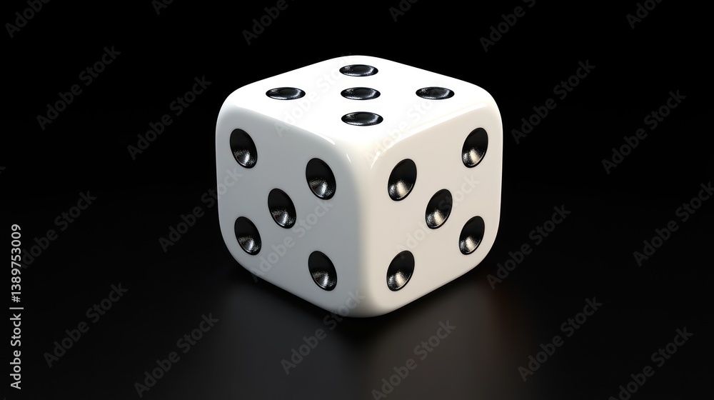 Precise Dice Rendering on Deep Black Backdrop for Games and Chance Imagery Precise Dice Rendering on Deep Black Backdrop for Games and Chance Imagery