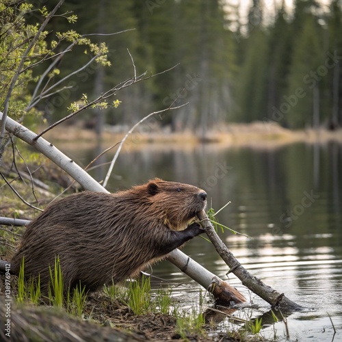 Beaver Wildlife Nature Animal Photo