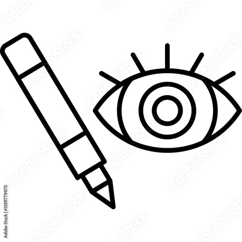 Eyeliner Pencil Icon