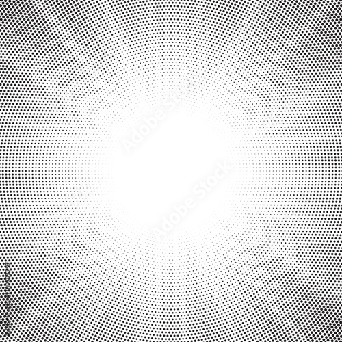Dotwork noise burst beam background. Black noise stipple dots sunburst pattern. Motion, explosion effect. Abstract dotwork banner with star flash. Radial ray grunge pattern. Abstract sunbeam. 