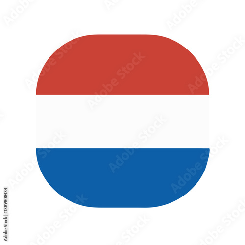 Netherlands Flag Icon in Simple Design with Bold Colors Free Download Netherlands Flag Icon in Simple Design with Bold Colors - GFXLoad