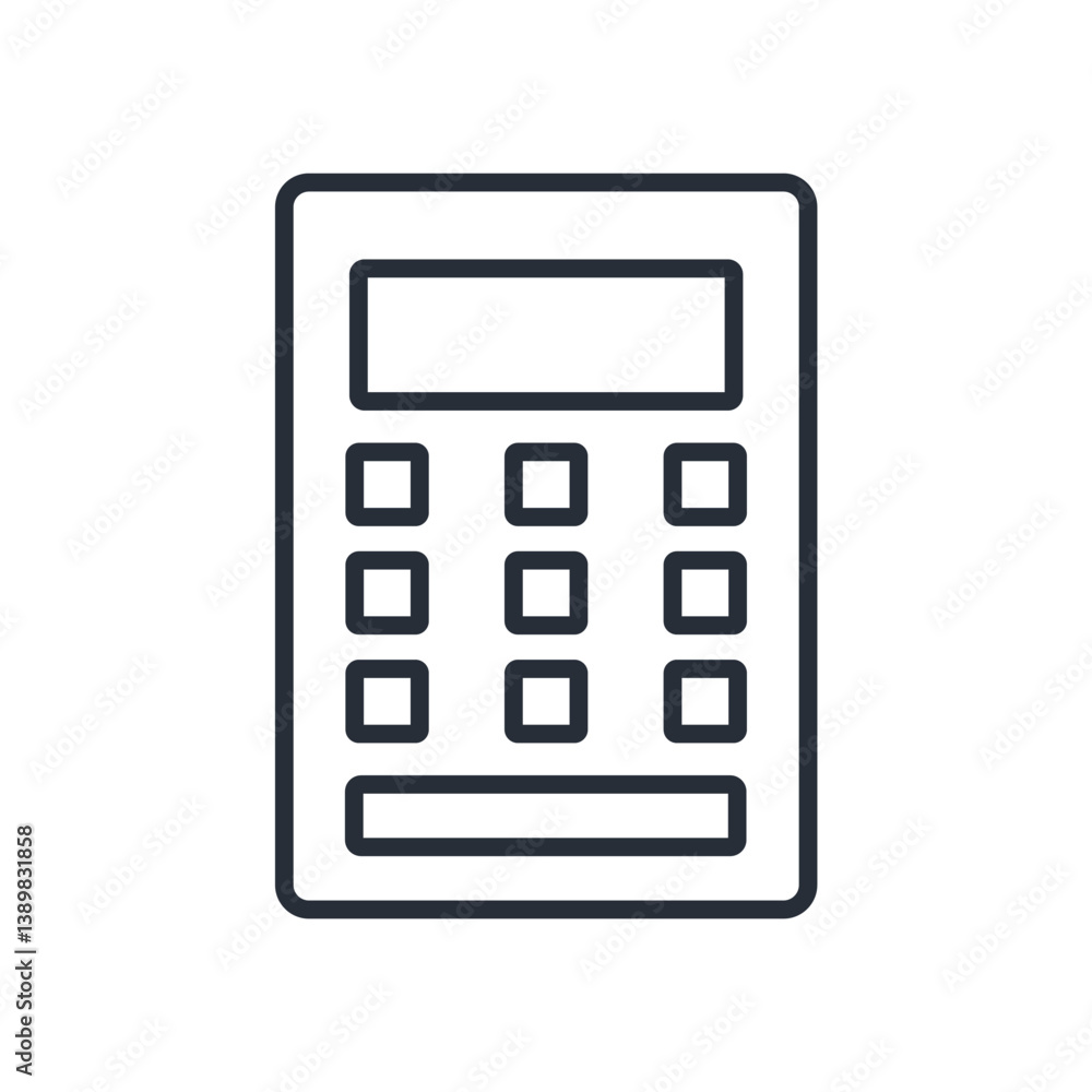 calculating icon collection .design style with background calculating icon collection .design style with background
