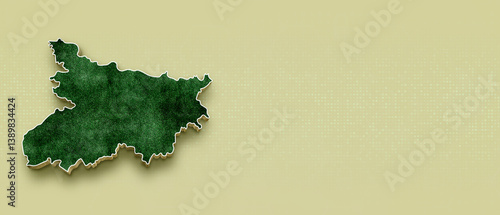 Detailed Political Map of Bihar Showing Districts and Capitals