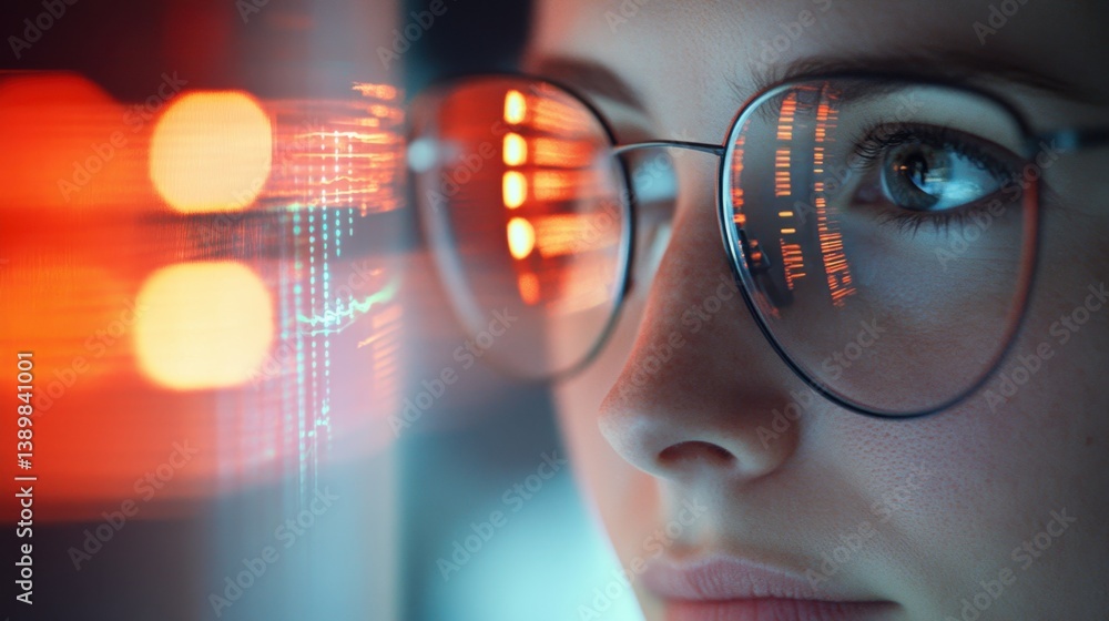 custom made wallpaper toronto digitalBusinesswoman analyzing data on laptop with graphs and charts in modern office environment