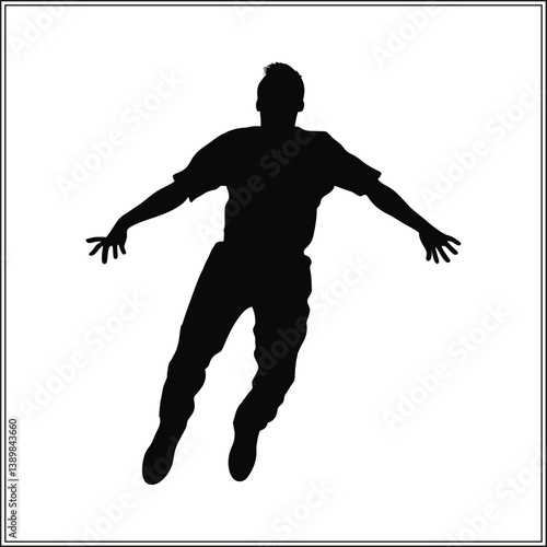 Jump Rope Silhouette, Fitness Exercise