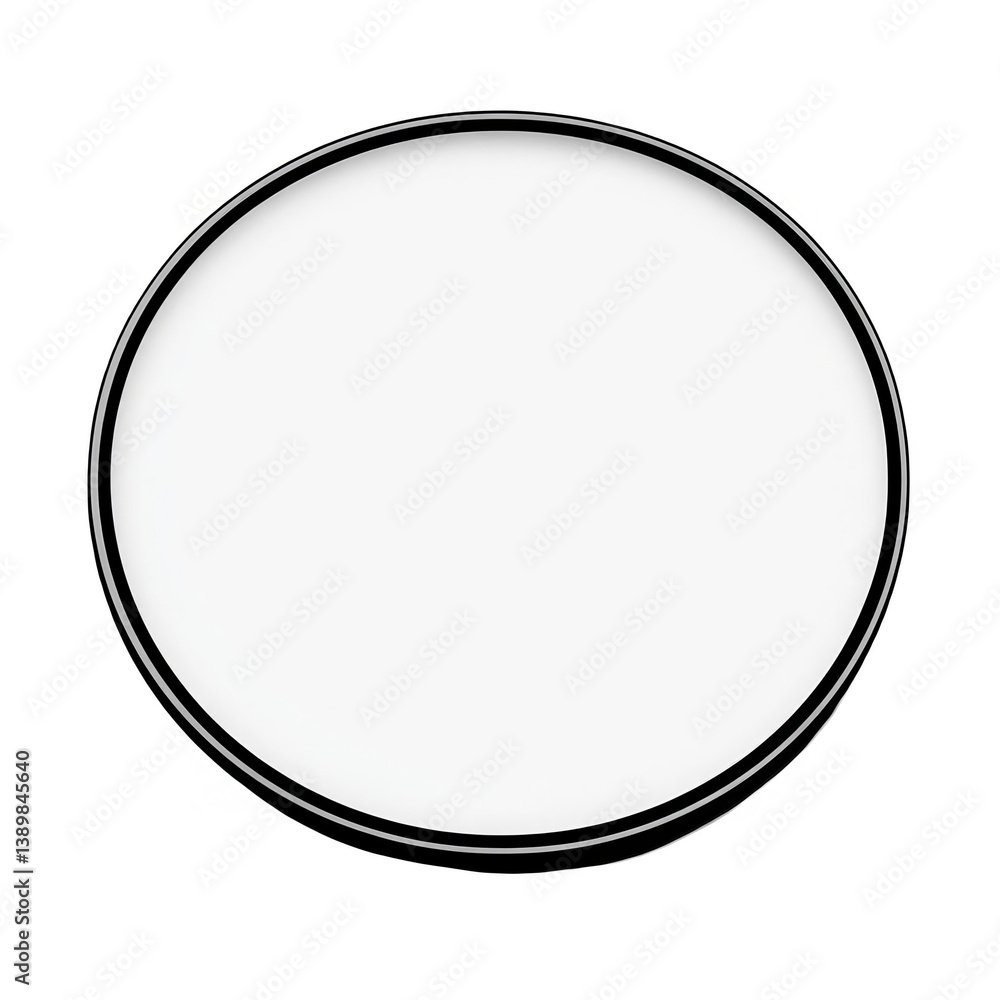 Abstract White Circle On Black Background Illustration Isolated Design Abstract White Circle On Black Background Illustration Isolated Design