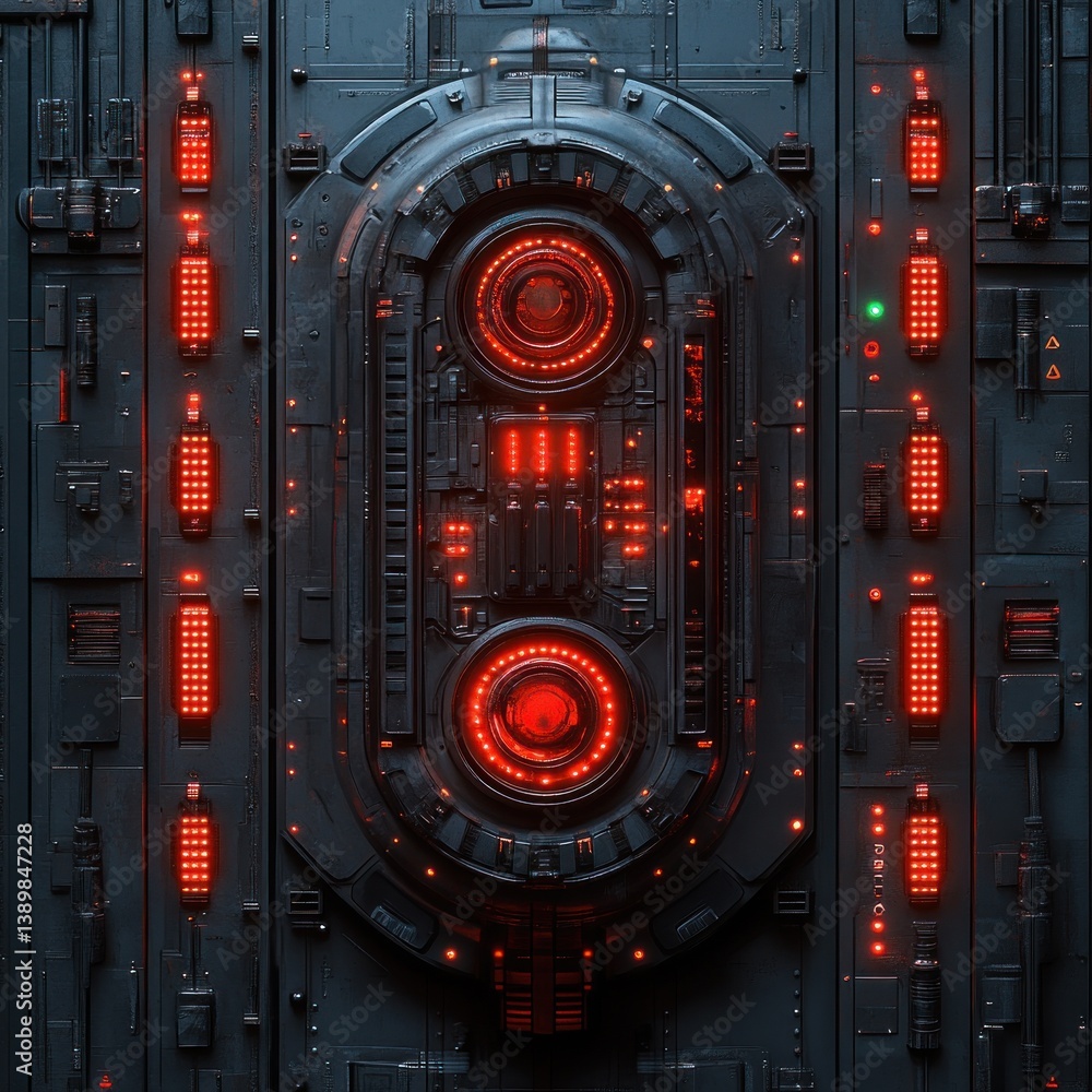 Cybernetic Female Artificial Intelligence in Futuristic Machinery with Neural Network and Digital Aesthetics Cybernetic Female Artificial Intelligence in Futuristic Machinery with Neural Network and Digital Aesthetics
