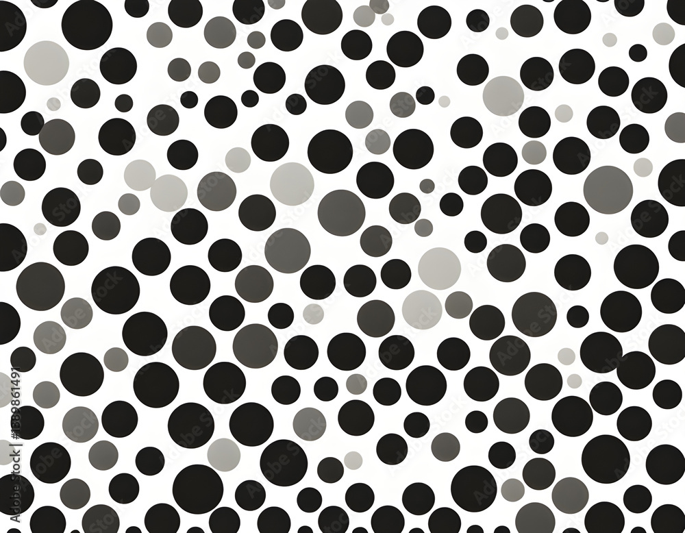 abstract black and white pattern like Polka Dots background abstract black and white pattern like Polka Dots background