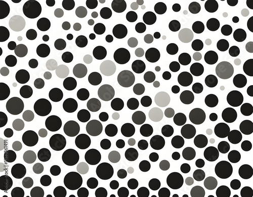 abstract black and white pattern like Polka Dots background