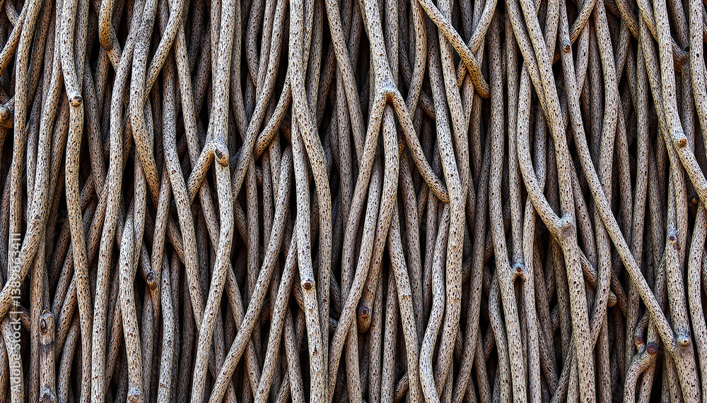 Natural Twisted Twigs Texture Background Natural Twisted Twigs Texture Background