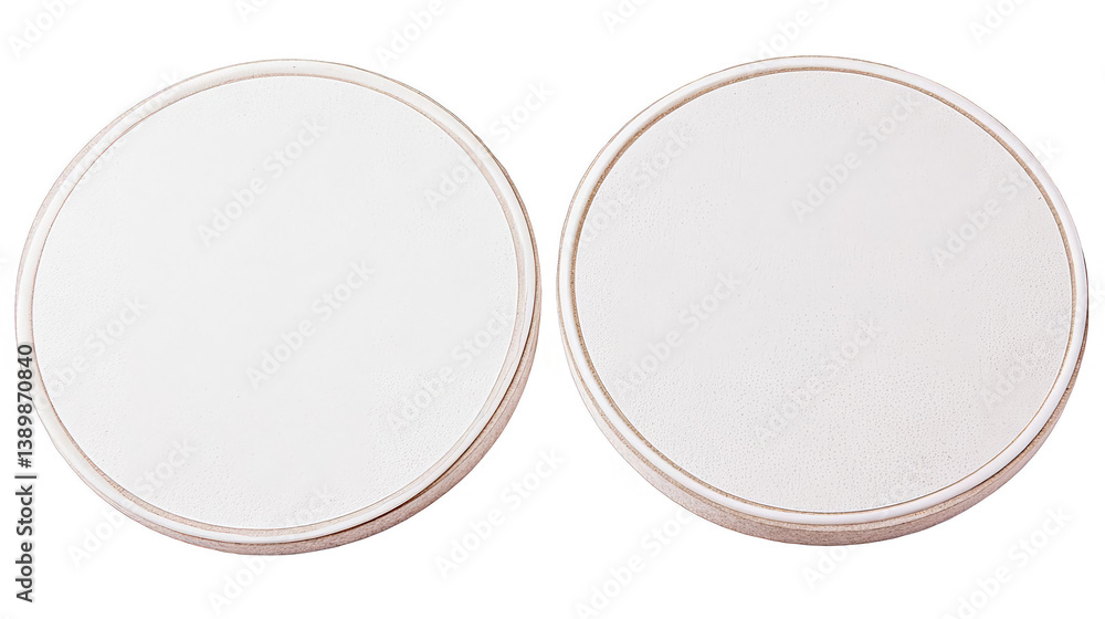 Isolated Illustration Of Two White Circles On Transparent Background Isolated Illustration Of Two White Circles On Transparent Background