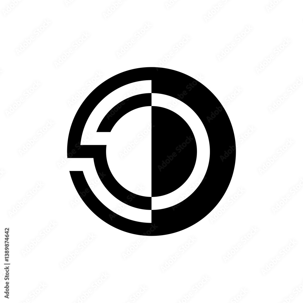 Fototapeta premium letter O logo