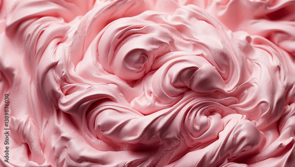 Pink Whipped Cream Texture Background for Dessert and Culinary Design Pink Whipped Cream Texture Background for Dessert and Culinary Design