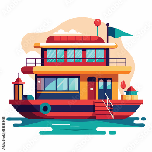 boat on the river