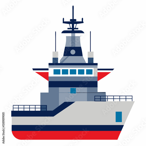 ship in the sea