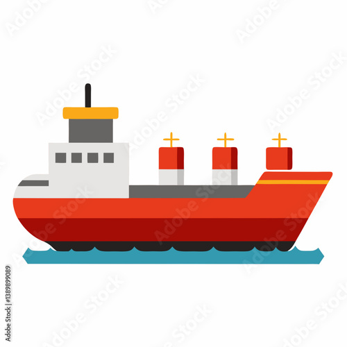 ship in the sea