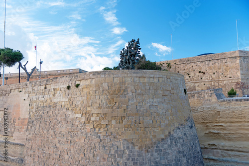 Bastions of Valletta, Malta – Historic Fortifications Overlooking the Mediterranean