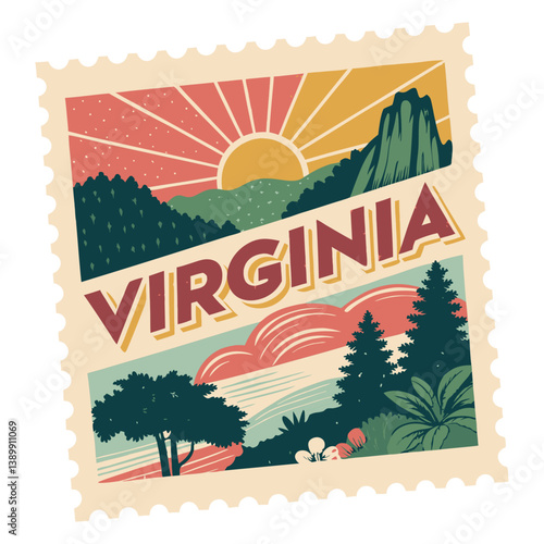 Virginia Postage Stamp