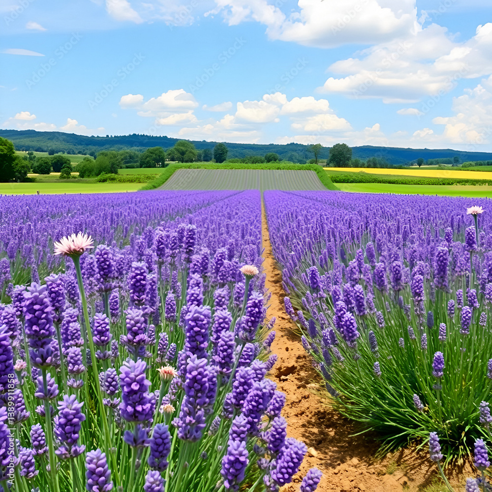 Fototapeta premium lavender field in provence
