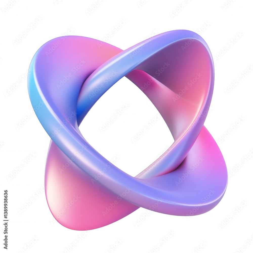 3d colorful Vibrant, abstract logo infinite shape revolving on transparent background, perfect for modern and futuristic designs 3d colorful Vibrant, abstract logo infinite shape revolving on transparent background, perfect for modern and futuristic designs