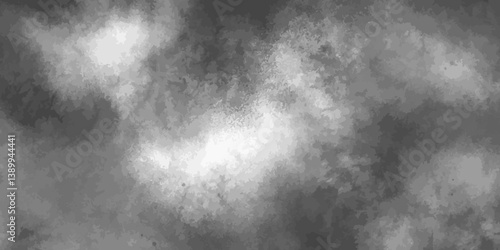 Abstract modern realistic cloud color cloudscape smoke cloud with grunge isolated cloud appears soft and ethereal on white background.