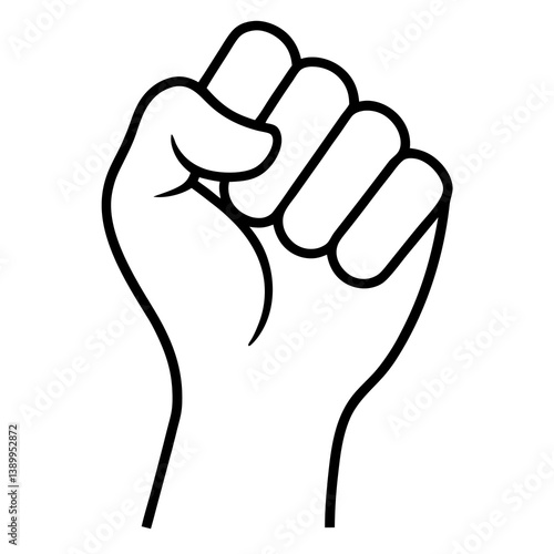 Obraz na płótnie hand sign language isolated on white background w salonie