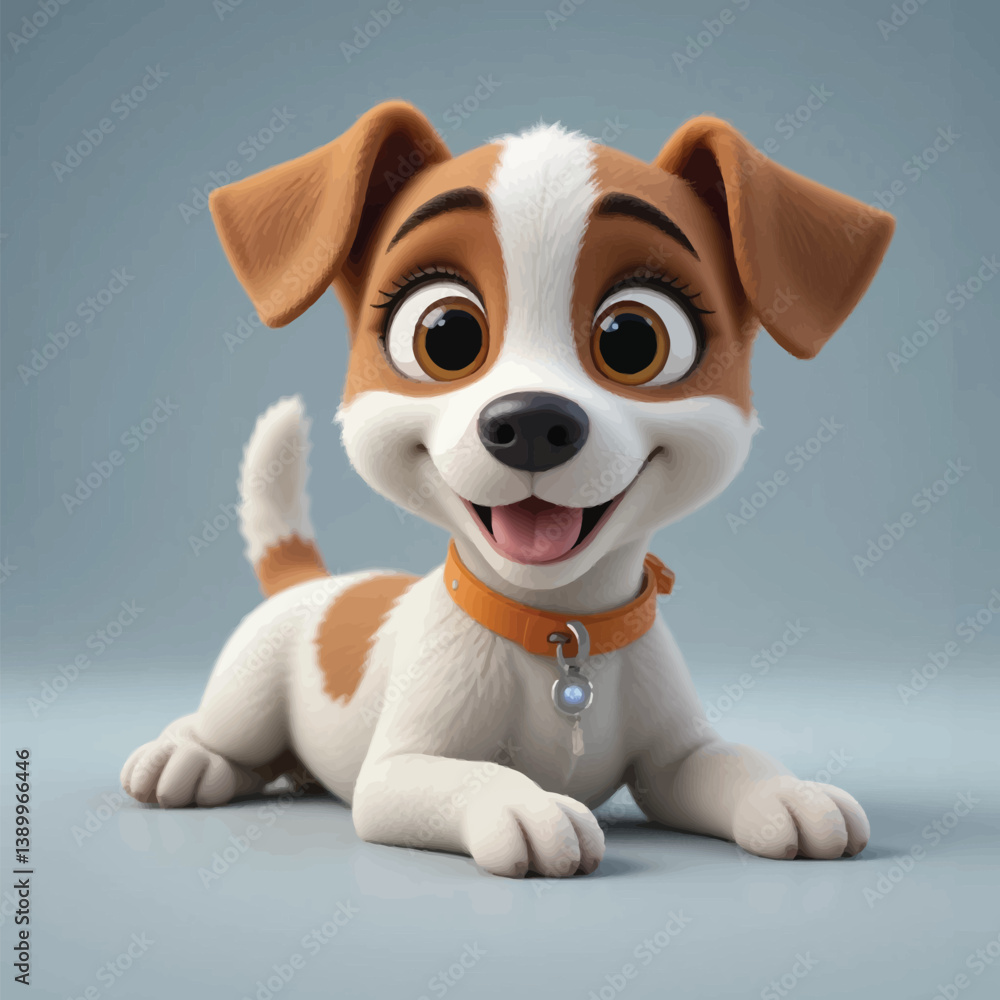 Joyful Canine Companion: A charming and animated jack russell dog, beaming with a delightful smile, embodying pure joy and playful energy, radiating a contagious, happy presence Joyful Canine Companion: A charming and animated jack russell dog, beaming with a delightful smile, embodying pure joy and playful energy, radiating a contagious, happy presence