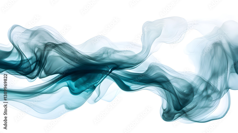 ink waves in shades of navy, teal, and white ink waves in shades of navy, teal, and white