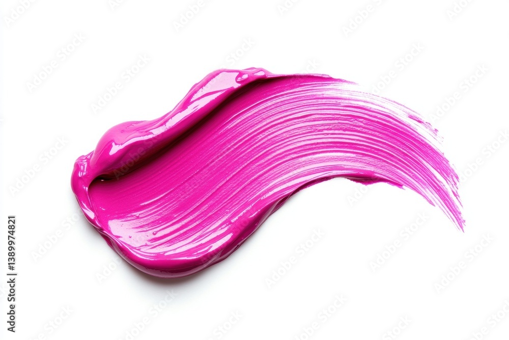 Fuchsia lip gloss smear Fuchsia lip gloss smear