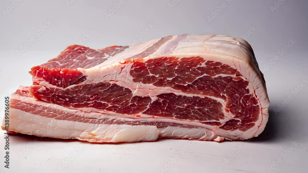 Fresh marbled beef cut displaying rich texture and quality for culinary enthusiasts and chefs Fresh marbled beef cut displaying rich texture and quality for culinary enthusiasts and chefs