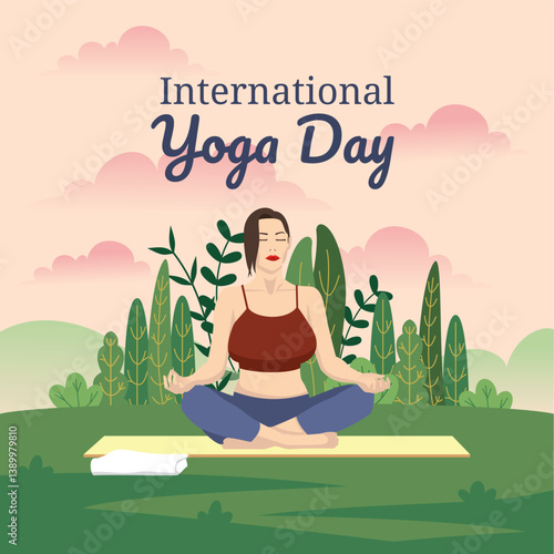 internasional yoga day greeting