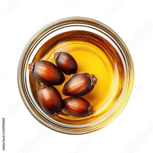 Palm Oil Bowl on transparent background