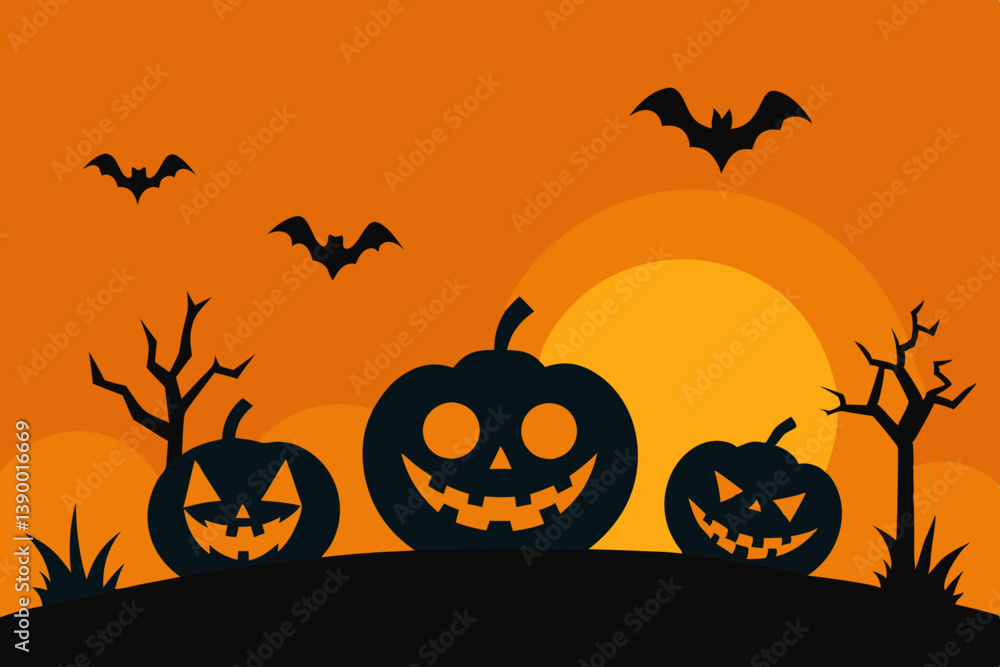 halloween background with pumpkins halloween background with pumpkins