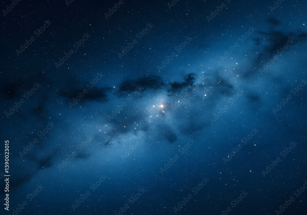 Obraz premium flight through the clouds