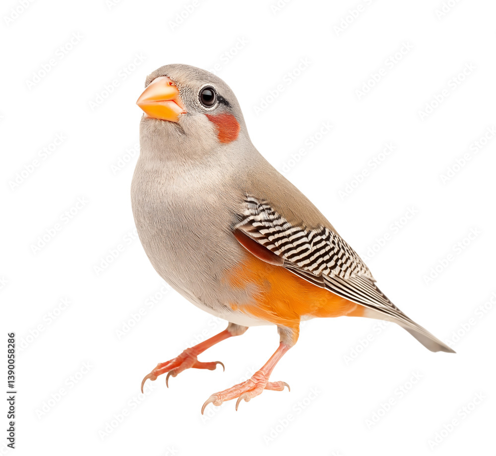 Zebra finch bird on Png Format and Transparent Background Zebra finch bird on Png Format and Transparent Background