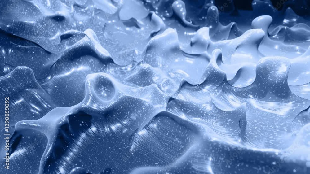 Abstract Motion Graphics: 4K Monochrome Liquid Gradient with Glitter and 3D Effects. - Focuses on the motion graphics aspect of the animation. Abstract Motion Graphics: 4K Monochrome Liquid Gradient with Glitter and 3D Effects. - Focuses on the motion graphics aspect of the animation.