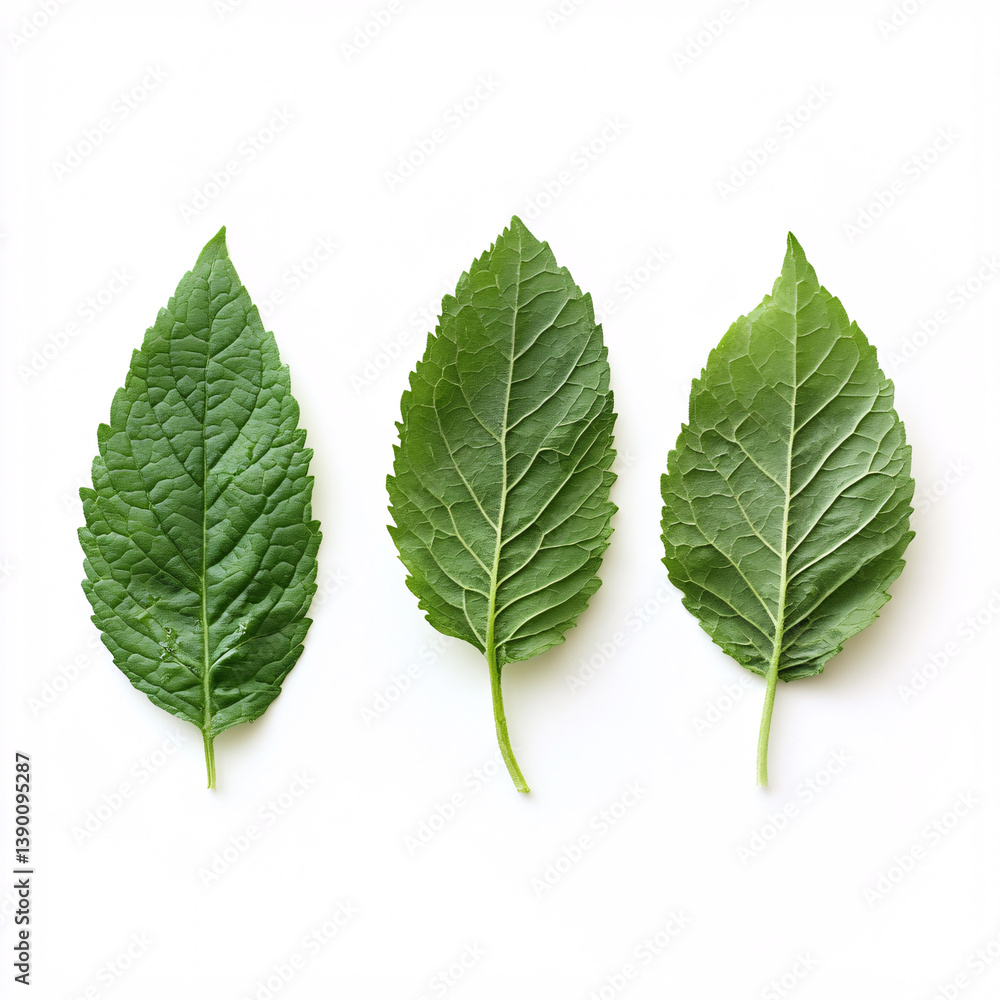 Obraz premium Isolated epazote leaves emphasizing intricate shapes and herbal qualities