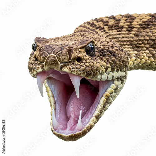 Rattlesnake's Fanged Mouth, Ready to Strike