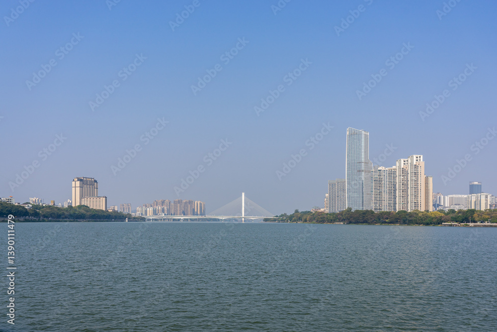 Obraz premium Dongjiang Cityscape, Huizhou, Guangdong, China