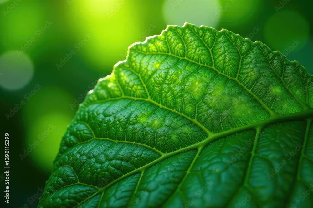 Intricate natural leaf vein structure showing repetitive branching , organic, fractal, botany Intricate natural leaf vein structure showing repetitive branching , organic, fractal, botany