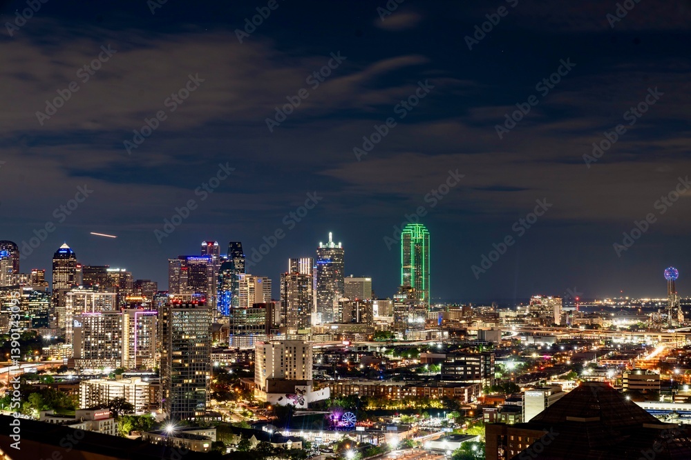 Downtown Dallas, TX at Night