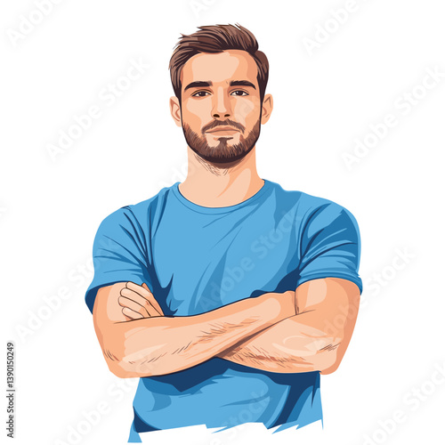 portrait of a handsome man
