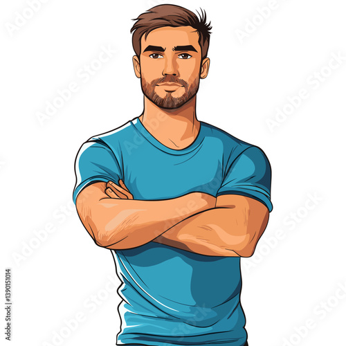portrait of a handsome young man