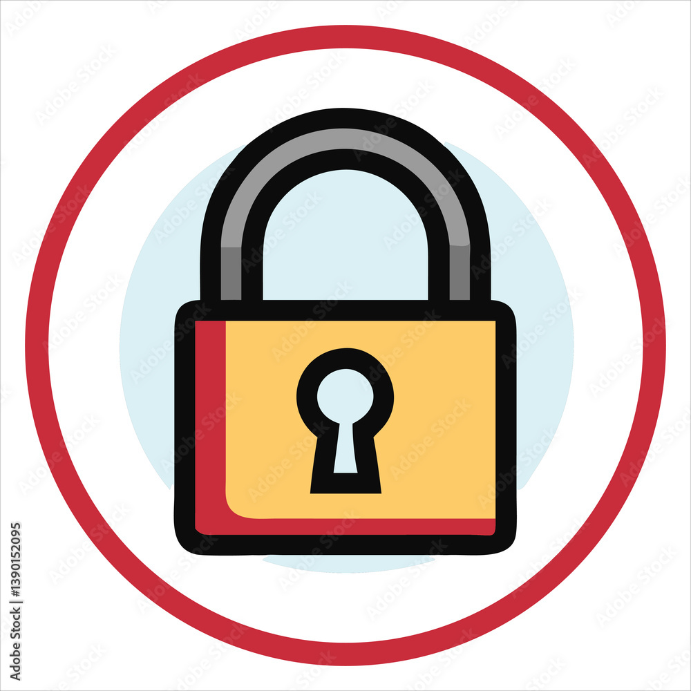 Locked Gate Icon Symbolizing Restricted Access with Bold High Contrast Frame Design
Locked Gate Icon Symbolizing Restricted Access with Bold High Contrast Frame Design