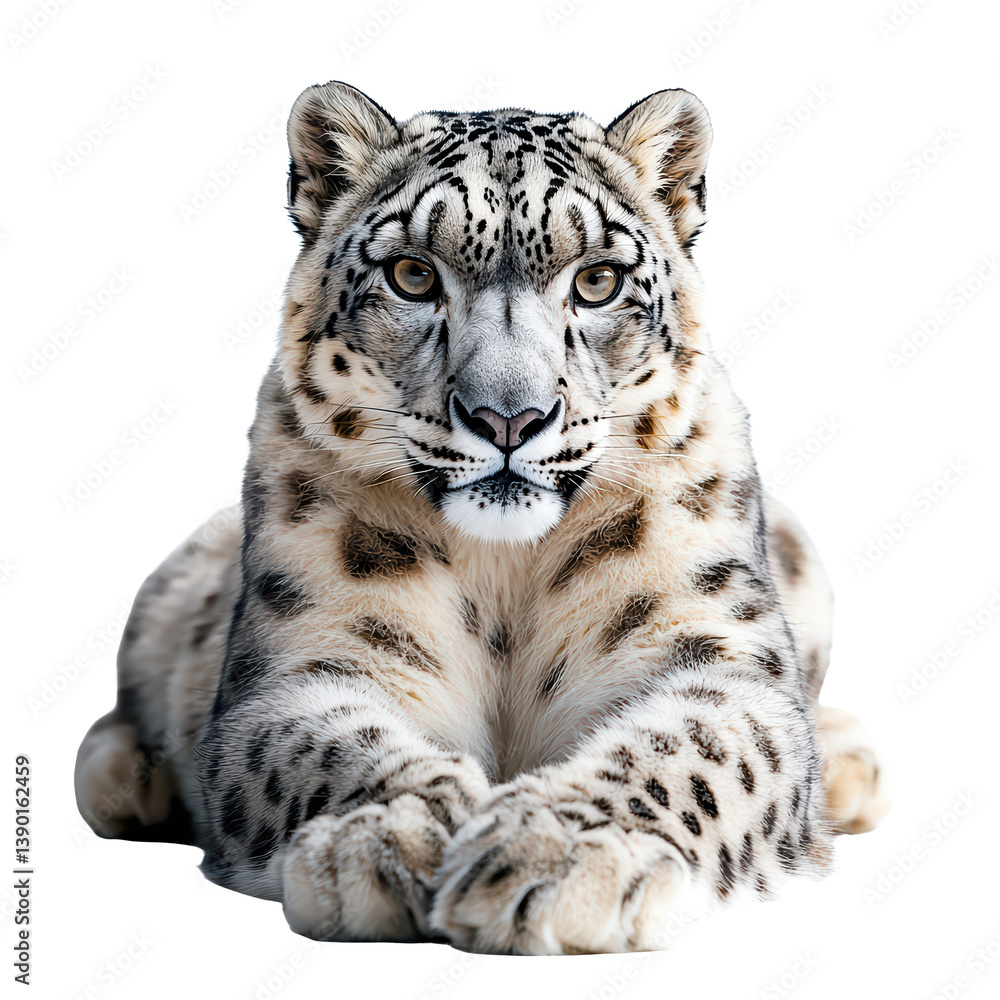 Obraz premium Snow leopard png wild leopard png majestic snow leopard png spotted snow leopard png fierce snow leopard png natural snow leopard png transparent background image