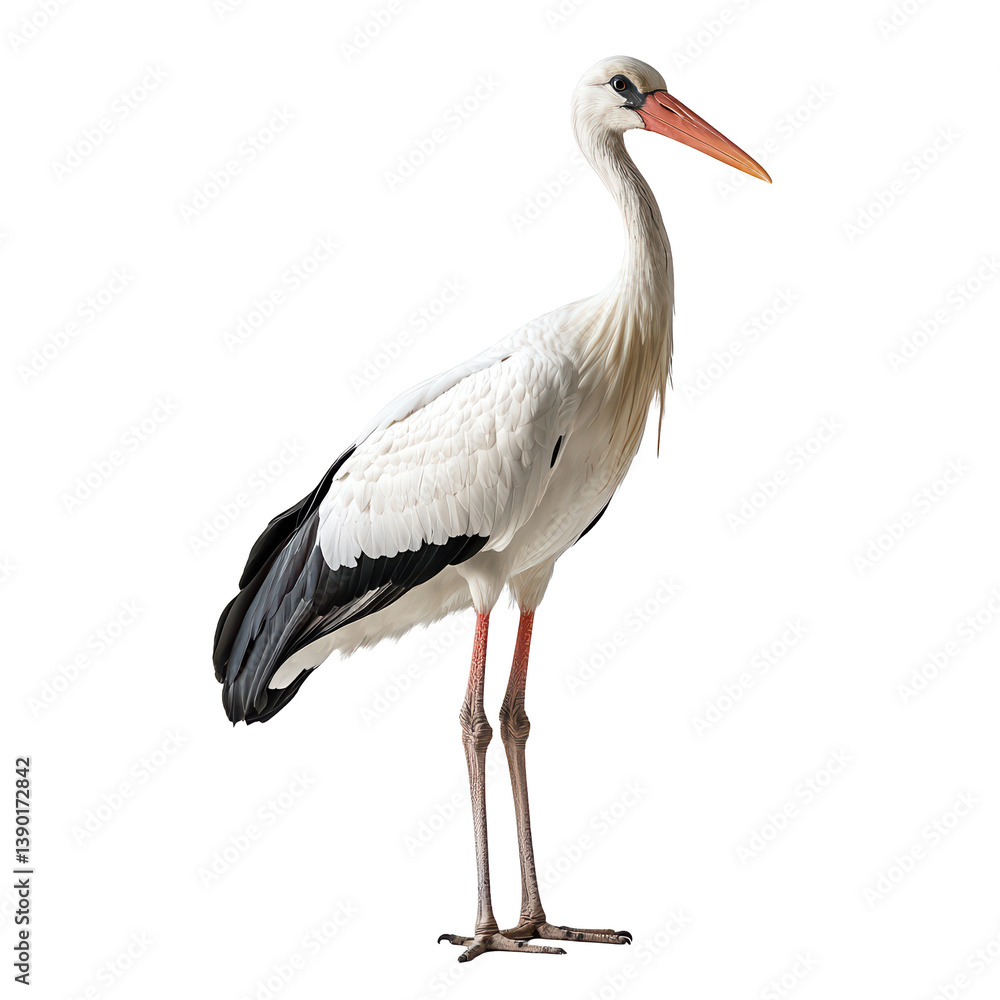 Obraz premium Stork png bird stork png elegant stork png graceful stork png wild stork png natural stork png transparent background image
