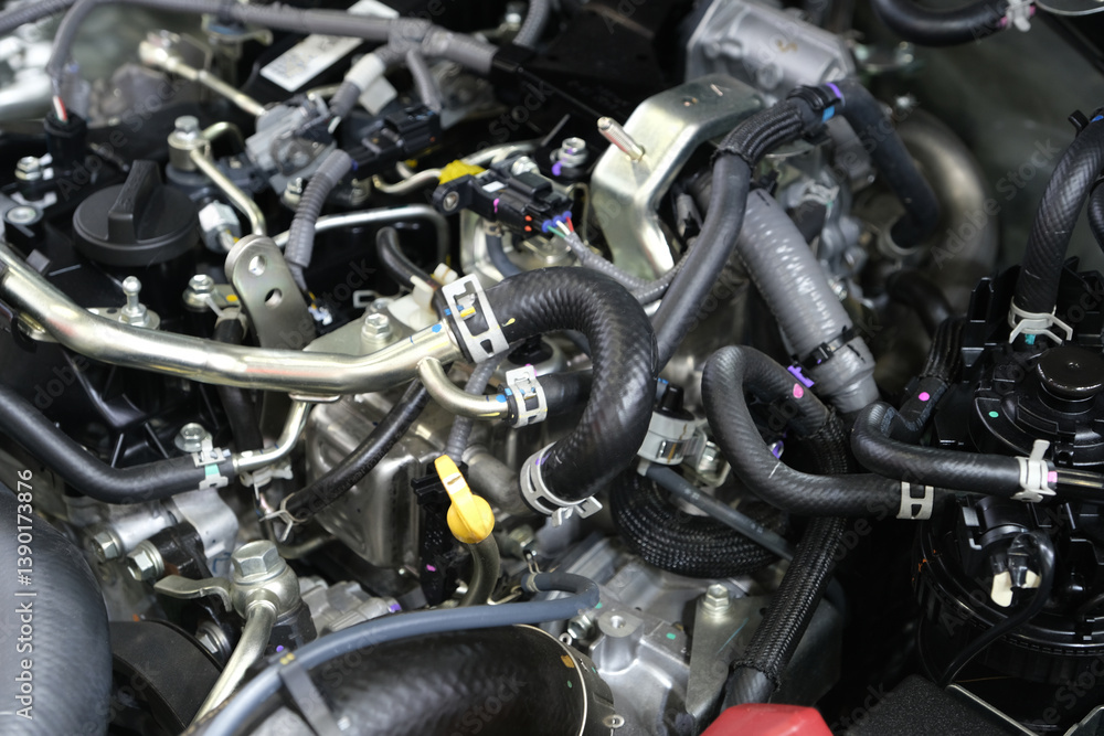 Engine for driving hybrid cars. Energy-saving cars. Engine for driving hybrid cars. Energy-saving cars.