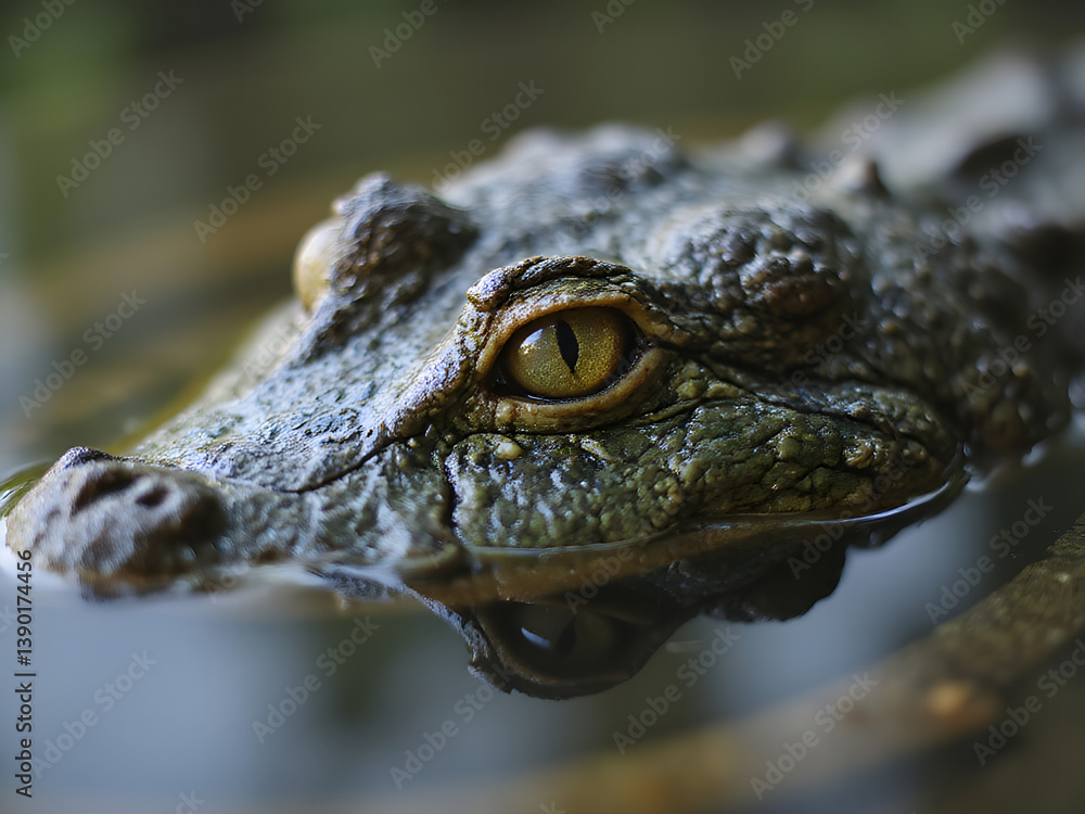 Fototapeta premium Close-Up of a Crocodile